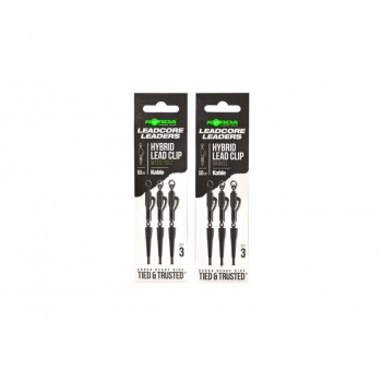 MONTURA PLUMB PIRDUT KORDA KABLE KABLE HYBRID LEAD CLIP 50CM WEED - Img 3