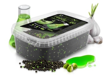 PELETE DELPHIN PELLET BOX REAXE READY&GO USTUROI-BUTYRIC / 400 G + 120 ML BOOSTER + 10 MM W