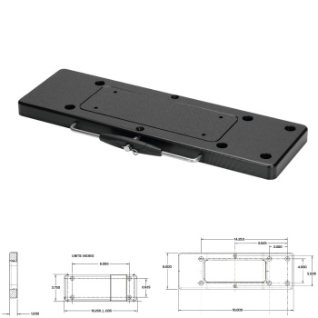PLACA MONTARE RAPIDA PLASTIC MINN KOTA QUICK RELEASE BRACKET MKA-23 - Img 3