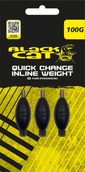 PLUMB BLACK CAT QUICK CHANGE INLINE WEIGHTS 100G 3BUC - Img 3