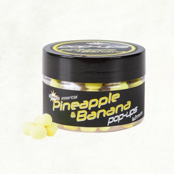 POP UP DYNAMITE BAITS PINEAPPLE & BANANA FLURO POP-UPS 12MM CUTIE
