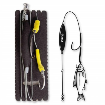 RIG SOMN BLACK CAT 4/0 8/0 HAIR RIG L