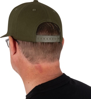 SAPCA BLACK CAT GREEN FLAT PEAK CAP - Img 4