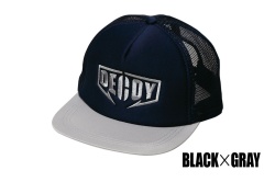 SAPCA DECOY DA-17 FLAT MESH CAP BLACK GREY