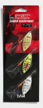 SET 4 LINGURITE ROTATIVE DAM EFFZETT SPINNER NR.3 6G S TROUT