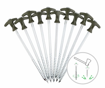 SET DE CUIE CORT ZFISH BIVVY 25 CM/10 BUC