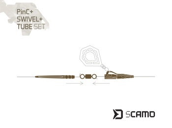 SET DELPHIN SCAMO PINC + SWIVEL + TUBE / 5 SETURI #4 - Img 3