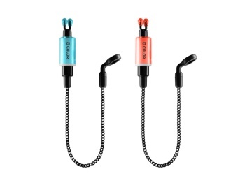 SET HANGERI CU LANT DELPHIN COLOR / 2 BUC VERDE + GALBEN - Img 2