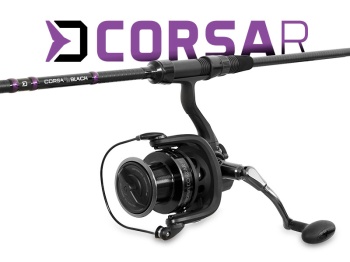 SET LANSETA CRAP DELPHIN CORSA BLACK 360CM 3.25LBS 2 TR + MULINETA DELPHIN CORZAR 8T