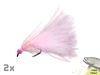 SET MUSTE ARTIFICIALE DELPHIN FLY / 10BUC POND TROUT - Img 2