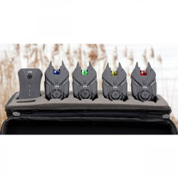 SET SENZORI PESCUIT CU STATIE DAM TF BITE ALARM 4+1