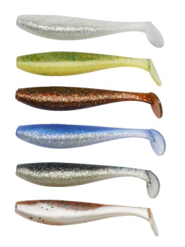 SET SHAD ABU GARCIA PADDLETAIL BOX 10CM 60PCS - Img 6