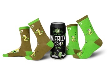 SET SOSETE DELPIN SOCKS SET IN A CAN BEEROX WORM MAR. 41–46 / 2 PERECHI