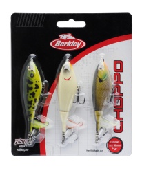 SET SPINNERTAIL BERKLEY CHOPPO 3-PACK 9CM 14G
