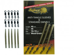 SET VARTEJE SI CONURI SELECT BAITS ANTI-TANGLE SLEEVES AND STANDARD SWIVELS