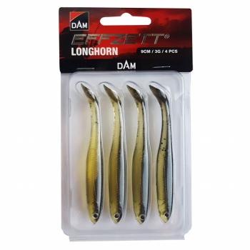 SHAD DAM EFFZETT 110MM 6GR LONGHORN WATERMELON BLACK FLAKE