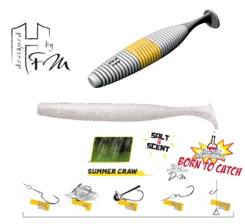 SHAD FAT HERAKLES-OW105 4.2 10.5cm Summer Craw