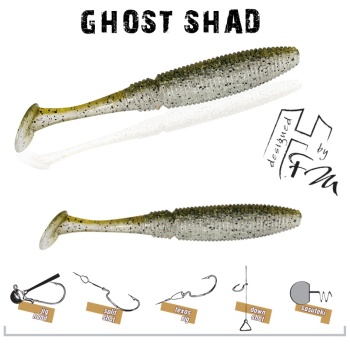 SHAD GHOST HERAKLES 5cm GREEN SHAD