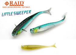 SHAD RAID LITTLE SWEEPER 3 7.6CM 072 STEALTH FISH 7BUC/PLIC