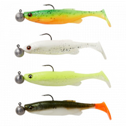 SHAD SAVAGE GEAR FAT MINNOW TAIL RTF SINKING DARKWATER 9CM 7G