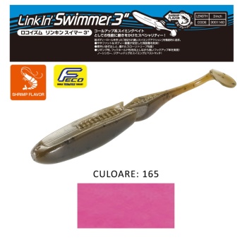 SHAD TIEMCO LINKIN SWIMMER 3 7.6CM CULOARE 165 9BUC/PLIC