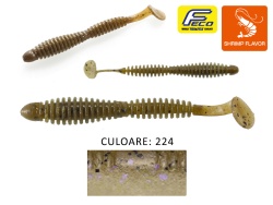 SHAD TIEMCO LOCOISM FLEXY SHAD 3 7.6CM CULOARE 224 ELECTRIC SHINER 9BUC/PLIC