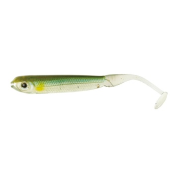 SHAD TIEMCO PDL SUPER SHAD TAIL ECO 3 7.6CM CULOARE 23 PEARL LIVE AYU 6BUC/PLIC