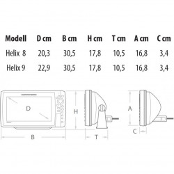 SONAR HUMMINBIRD HELIX 9 CHIRP DS GPS G3N