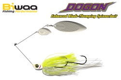 SPINNERBAIT BIWAA DOGON 1/2OZ 14GR 01 WHITE CHART-SILVER BLADES