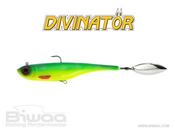 SPINNERTAIL BIWAA DIVINATOR MEDIUM 18CM 35GR 68 MIDORI SILVER