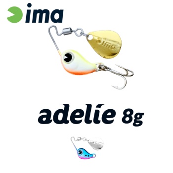 SPINNERTAIL IMA ADELIE 8 18MM 8GR 001 BULLPIN SARDINES