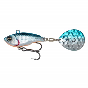 SPINNERTAIL SAVAGE GEAR FAT TAIL 6.5CM 16G SINKING BLUE SILVER - Img 2