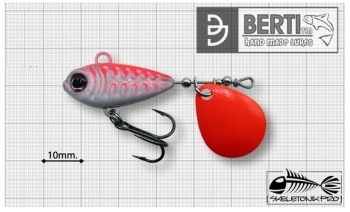 SPINNERTALE BERTI SKELETONIK PRO FLUO ORANGE 20G RED BACK