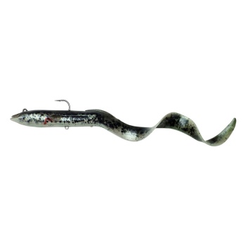 SWIMBAIT 4D REAL EEL 20CM / 38G BLACK GREEN PEARL PHP - Img 2