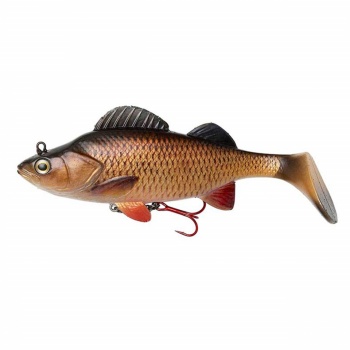 SWIMBAIT NATURAL PERCH PADDLE TAIL DAM EFFZETT 140MM 47G CHUB - Img 3