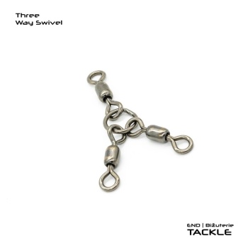 TREI VARTEJE UNGHI VAGNER NO.1/0+5 180KG CU INEL THREE WAY SWIVEL 2BUC/PAC - Img 3