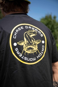 TRICOU BLACK CAT CHASE DREAMS BLACK TEE S - Img 6
