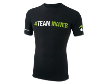 TRICOU TEAM MAVER BLACK XL