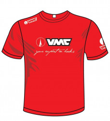 TRICOU VMC CU MANECA SCURTA ROSU, MARIME L
