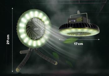 VENTILATOR & LAMPA CORT NGT DYNAMIC BIVVY FAN - Img 4