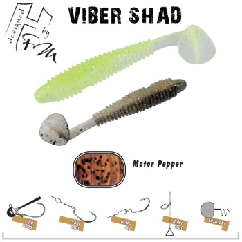 VIBER SHAD HERAKLES 3 7.6cm MOTOR PEPPER