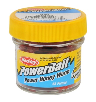 VIERME ARTIFICIAL BERKLEY POWER HONEY WORM 2.5CM RED