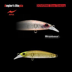 VOBLER APIA DOVER 46 SLOW SINKING 46MM 2.3GR 08 CHAMPAGNE CLEAR