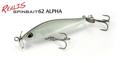 VOBLER DUO REALIS SPINBAIT 62 ALPHA 6.2CM 10.9GR GEA3006 GHOST MINNOW