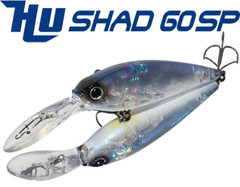 VOBLER HIDE UP HU SHAD 60SP 6CM 7GR 01 AYU - Img 2