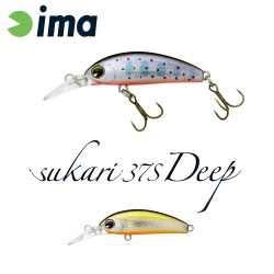 VOBLER IMA SUKARI 37S DEEP 37MM 3GR 010 ORANGE BELLY AYU