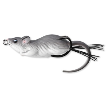 VOBLER LIVE TARGET HOLLOW BODY MOUSE WALKING BAIT 6CM/11G GREY/WHITE