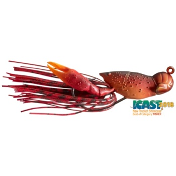 VOBLER LIVE TARGET HOLLOW CRAWFISH JIG 4CM/11G 306 RED