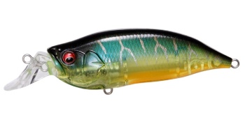 VOBLER MEGABASS IXI SHAD TYPE-R 57mm 7.0gr CLEAR HOT TIGER