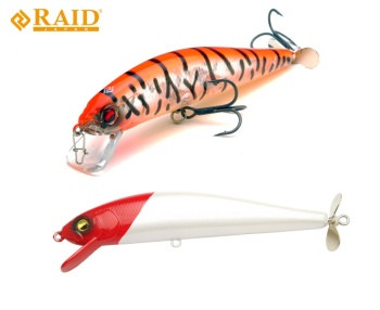 VOBLER RAID ANSWER 107MM 14GR 009 RED HEAD